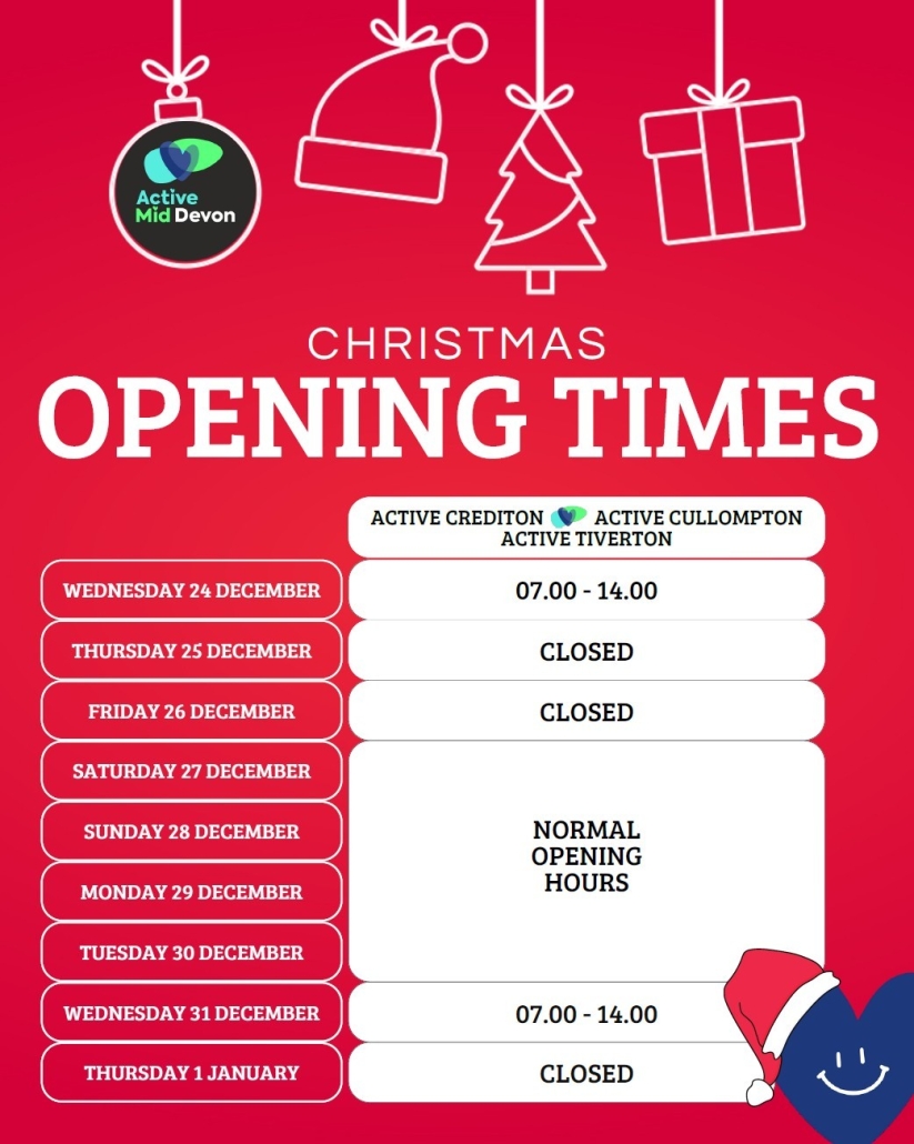 AMD Opening Times Christmas